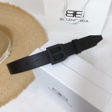 Balenciaga Hourglass Thin Belt Black Black