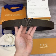 Louis Vuitton Initiales 35mm Taiga Leather Belt M9351