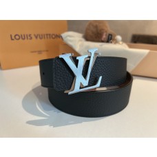 Louis Vuitton Reversible Leather Belt 40MM LV Shake Silver Buckle