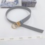 Dior 30 Montaigne Belt 34MM Grey
